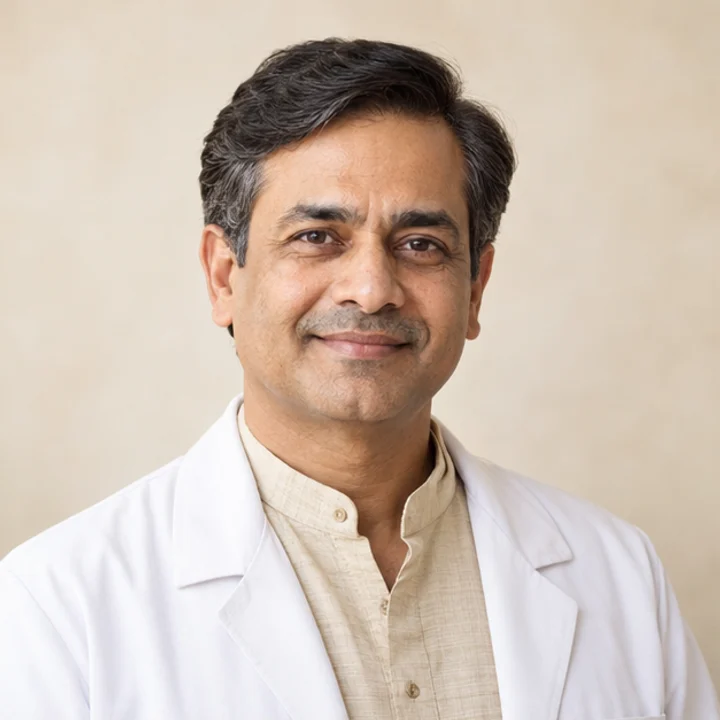 Dr. Rahul ka illustrative portrait